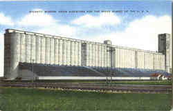 Gigantic Modern Grain Elevators Farming Postcard Postcard