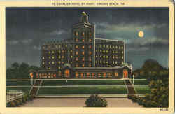 Cavalier Hotel By Night Postcard