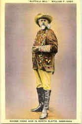 Buffalo Bill William F. Cody Cowboy Western Postcard Postcard