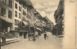 Thun (View of) Switzerland Postcard Postcard