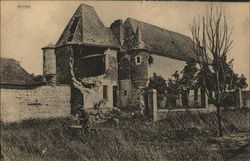 Kirche Variscourt, France World War I Postcard Postcard