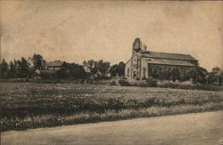 Prémesques. Kirche France World War I Postcard Postcard