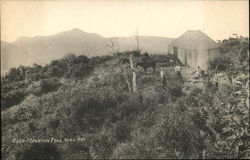 Blue Mountain Peak with Hut Kingston, Jamaica Postcard Postcard