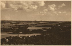 View From Gibb's Hill Lighthouse, Bermuda Postcard