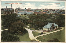 View of City from Park Postcard