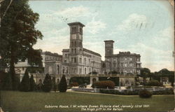 Osborne House East Cowes, England Postcard Postcard