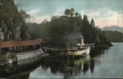 Trossachs Lake (?) and S.S. "Walter Scott" Postcard