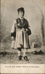 H. R. H. The Crown Prince of Bulgaria Postcard