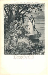 LADY OF THE LAKE. VALENTINE'S SERIES Postcard