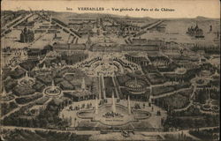 General VIew of Park and Chateau Postcard