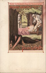 Richard Wagner's Parsifal Theatre Postcard Postcard