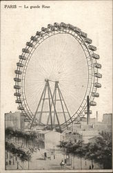 La Grande Roue Paris, France Postcard Postcard