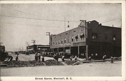 Street Scene Mexicali, Mexico Postcard Postcard