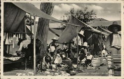 Candle Sellers Chichicastenango, Guatemala Central America Postcard Postcard