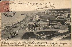 The Casino and the Beach Dieppe, France Postcard Postcard