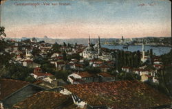 View over Scutari Istanbul, Turkey Greece, Turkey, Balkan States Postcard Postcard