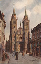 Lorenzkirche Nuremberg, Germany Postcard Postcard