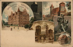 Grand Hotel Nuremberg, Germany Postcard Postcard