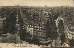 Le Boulevard Henri V et la Rue Saint-Antoine Paris, France Postcard Postcard