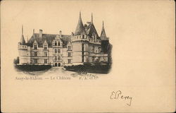 Le Chateau Azay-le-Rideau, France Postcard Postcard