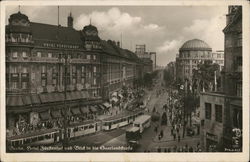 Berlin. Hotel Fusthenof und Bild in die Gaatlandstrasse Postcard