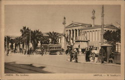 The Academy Athens, Greece Greece, Turkey, Balkan States Postcard Postcard