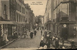 La Rue Saint-Vincent Vannes, France Postcard Postcard