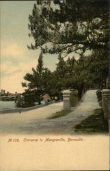 Entrance to Mangroville Paget, Bermuda Postcard Postcard