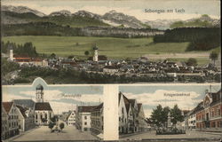 Schongau am Lech Bavaria, Germany Postcard Postcard