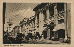 Central Avenue, San Jose Costa Rica Central America Postcard Postcard