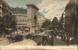 Paris La Porte Saint-Denis Postcard