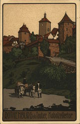 Rothenburg ob Tauber, Kobolzellertor Rothenburg ob der Tauber, Germany Postcard Postcard