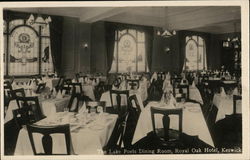 Royal Oak Hotel - The Lake Poets Dining Room Keswick, England Cumbria Postcard Postcard