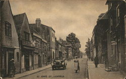 St. Johns St., Lichfield England Postcard Postcard