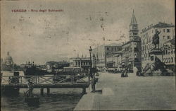 Riva degli Schiavoni Venice, Italy Postcard Postcard