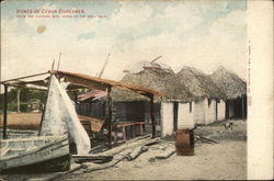 Homes of Cuban Fishermen Postcard