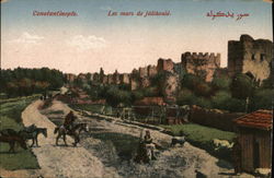 Les Murs de Jedikoule Istanbul, Turkey Greece, Turkey, Balkan States Postcard Postcard