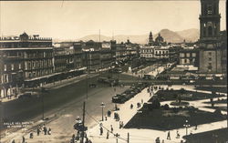 Calle del Monte De Piedad. Mex. Mexico City, Mexico Postcard Postcard