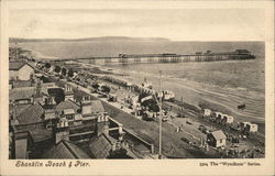 Shanklin Beach & Pier Postcard