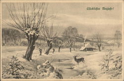 Gluckliches Neujahr ! Germany Postcard Postcard