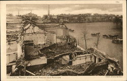 Soldau, Markt nach dem Abzug der Russen Dzialdowo, Poland World War I Postcard Postcard