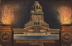 Volkerschlacht-Denkmal Leipzig Germany Postcard Postcard