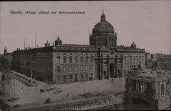 Konigl. Schloss und Nationaldenkmal Berlin, Germany Postcard Postcard