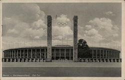 Berlin - Reichssportfeld. Ost-Tor Germany Postcard Postcard