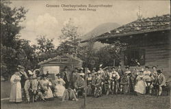 Grosses Oberbayrisches Bauerntheater Germany Postcard Postcard