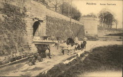 Mézières - Ancien Pont Levis - Fortifications – Lavandières Postcard