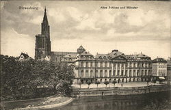 Altes Schloss und Munster Postcard