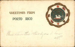 Greeting from Porto Rico Postcard