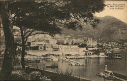 Generla View of City Monte Carlo, Monaco Postcard Postcard