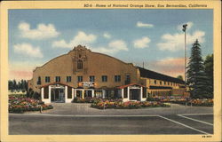 Home of National Orange Show San Bernardino, CA Postcard Postcard Postcard